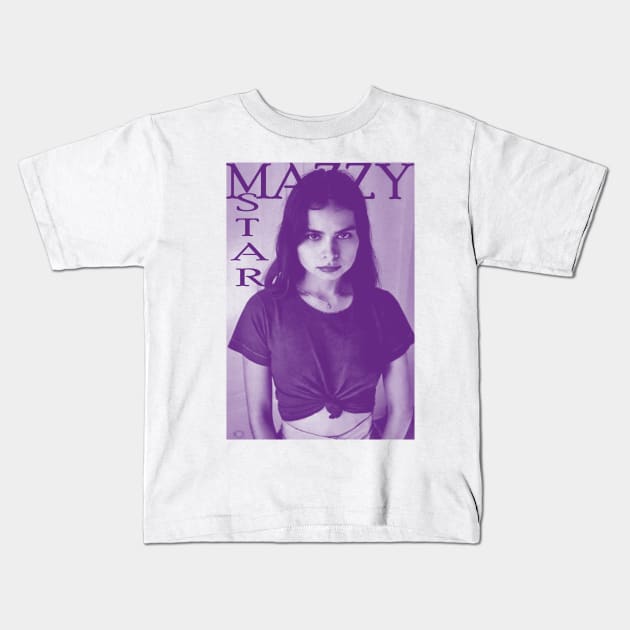 Mazzy Star Purple Kids T-Shirt by Twrinkle